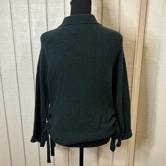 Frame Le Side Tie Crop Sweater, size medium.  Some light pilling (see pictures). - Picture 6 of 7